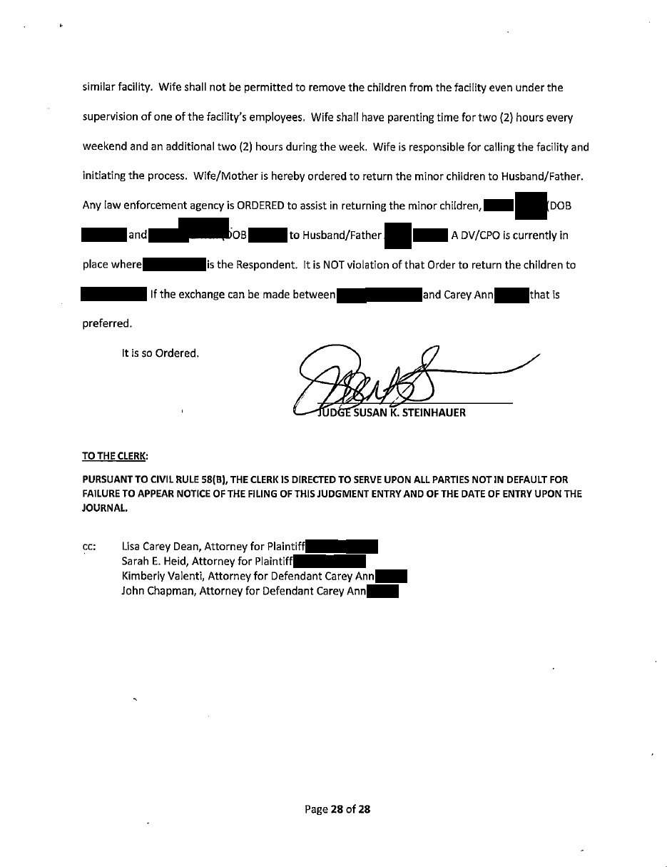 June 8, 2022 order page 28, redacted
