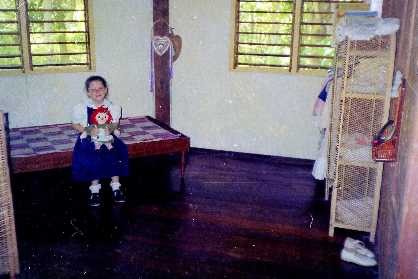 With my doll, 1990–1993.