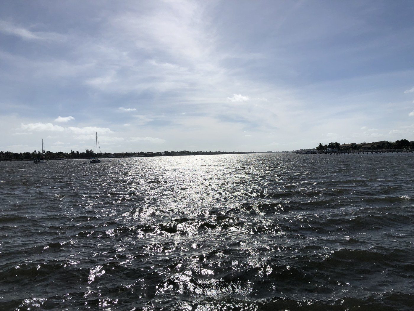 On the water in Florida, January 2019.