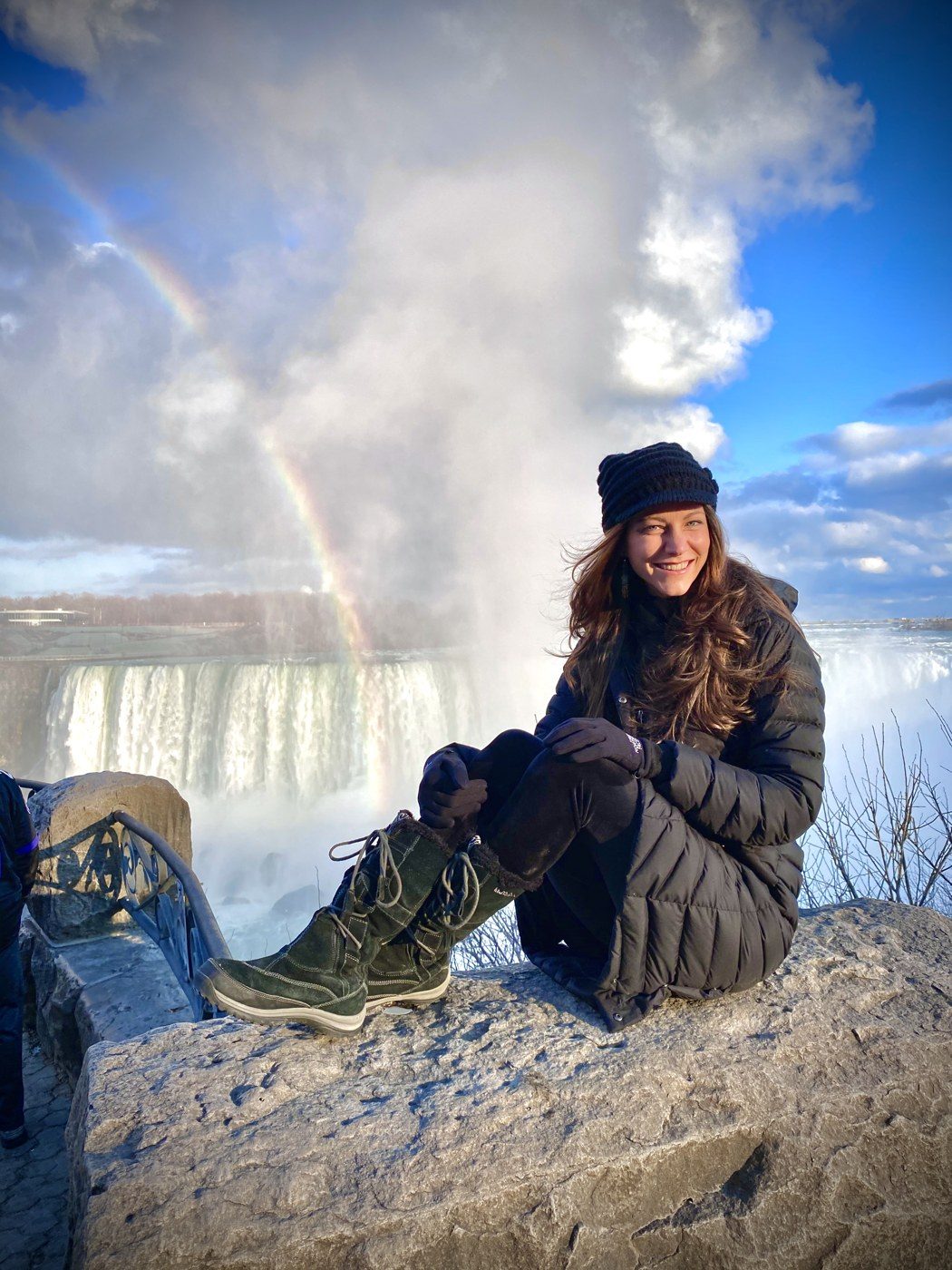 Me at Niagara Falls, December 2019.