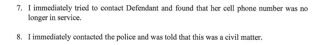 From my husband's affidavit, filed by Lisa Carey Dean on May 13, 2022, paragraphs 7 and 8.