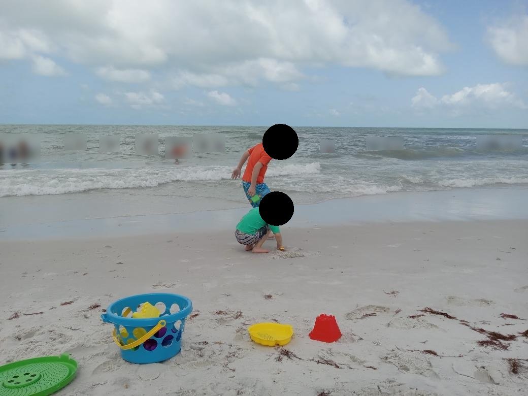 My boys on the beach, May 2022.