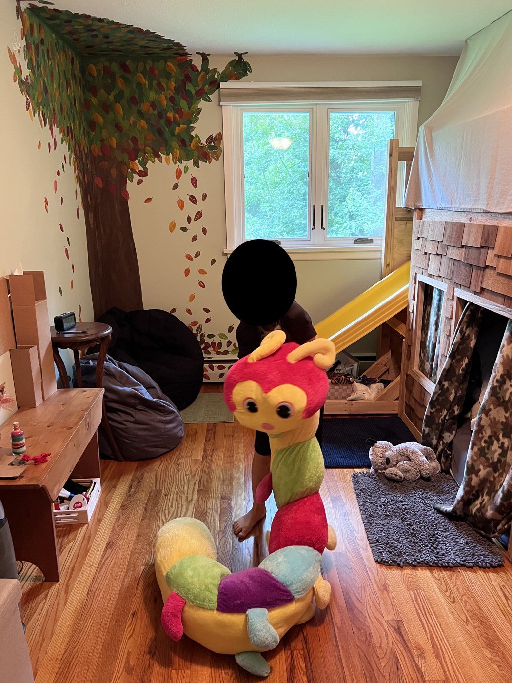 One of my boys in his room, August 2022, one of the two pictures I sent my lawyer that afternoon.