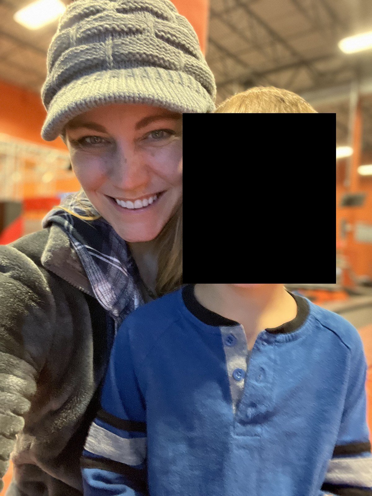 Me with one of my boys, November 2022.