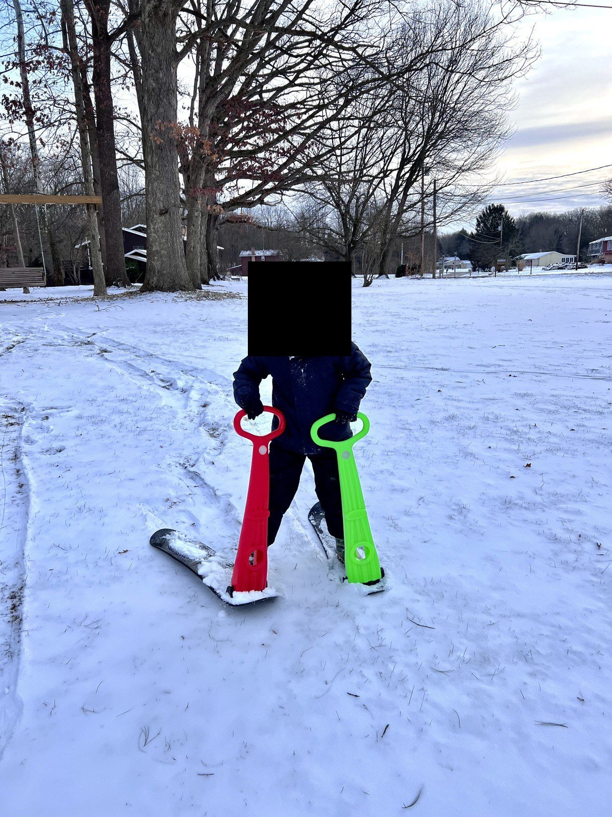Sledding, December 2022.