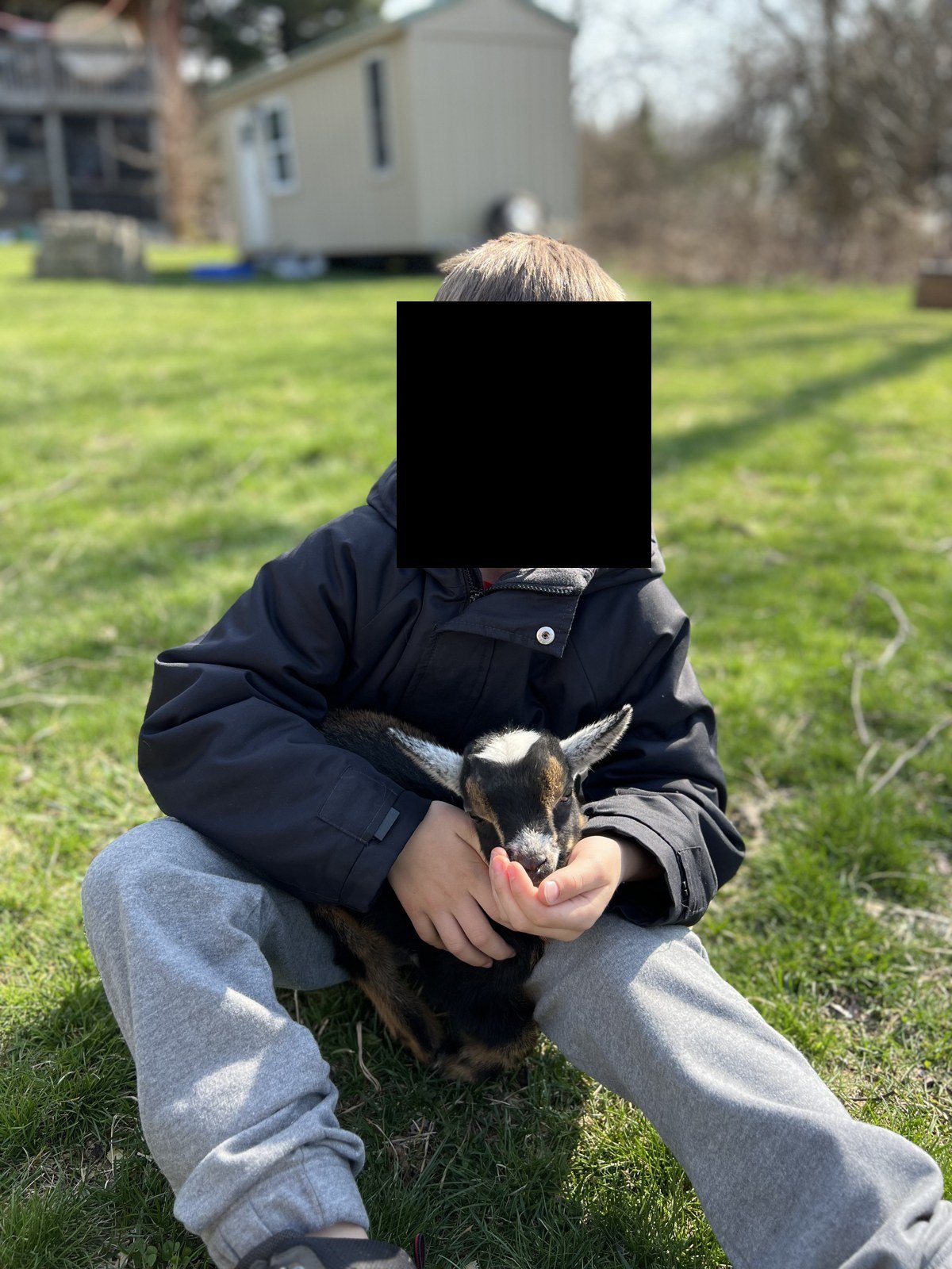 A new friend, April 2023.