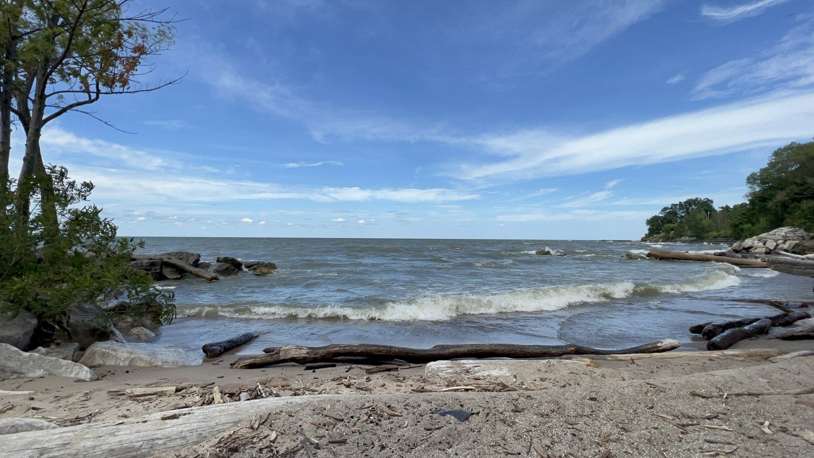 The lake, August 2023.
