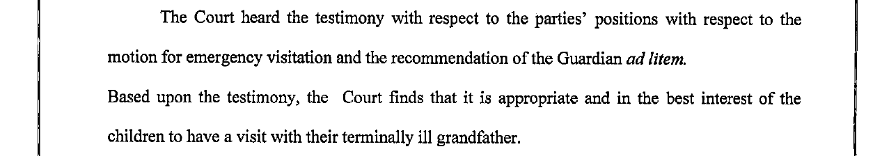 December 30, 2022 order excerpt