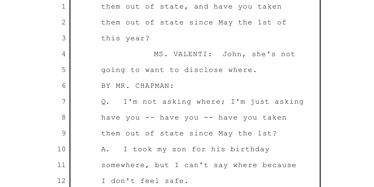 Transcript page 280, May 20, 2022 hearing
