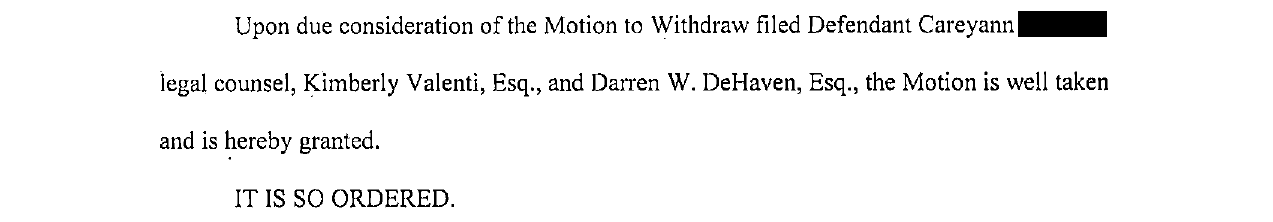 July 20, 2023 judgment entry granting withdrawal